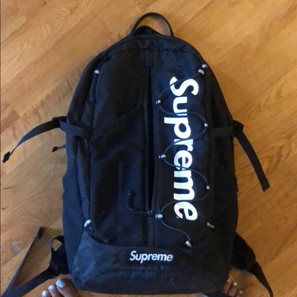 Supreme SS17 backpack black